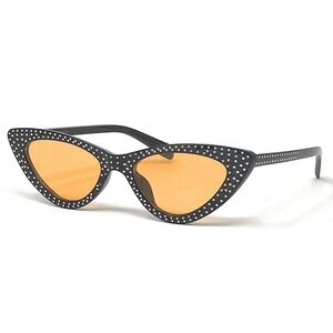 Cat Eye Sunglasses Embellished Fashion‎ Funky Sun Glasses Women Lentes Gafas New